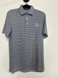 Aged Denim Brrreeze Meadowbrook Stripe Polo