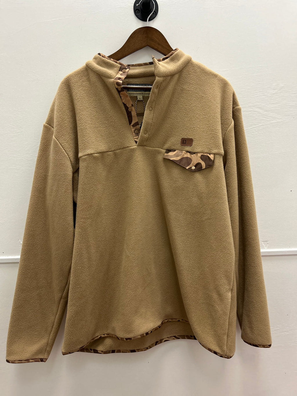 Pile Fleece Pullover Harvest Camo