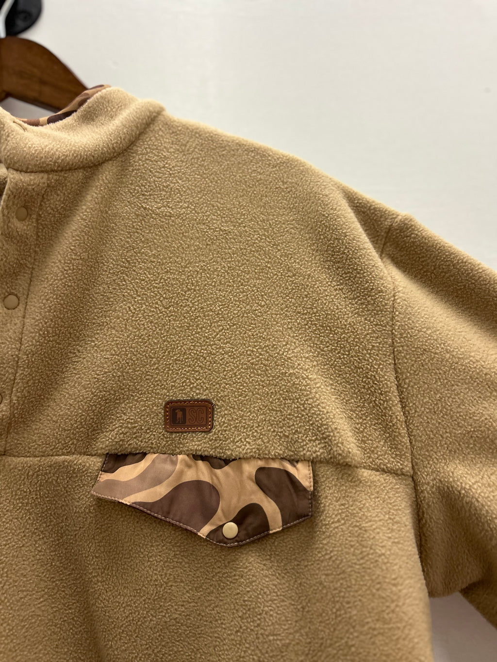 Pile Fleece Pullover Harvest Camo