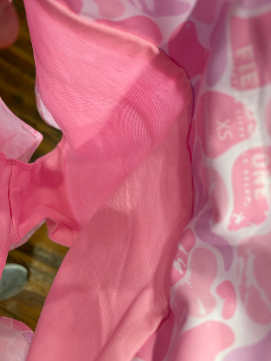 Pink Camo Yoga Shorts