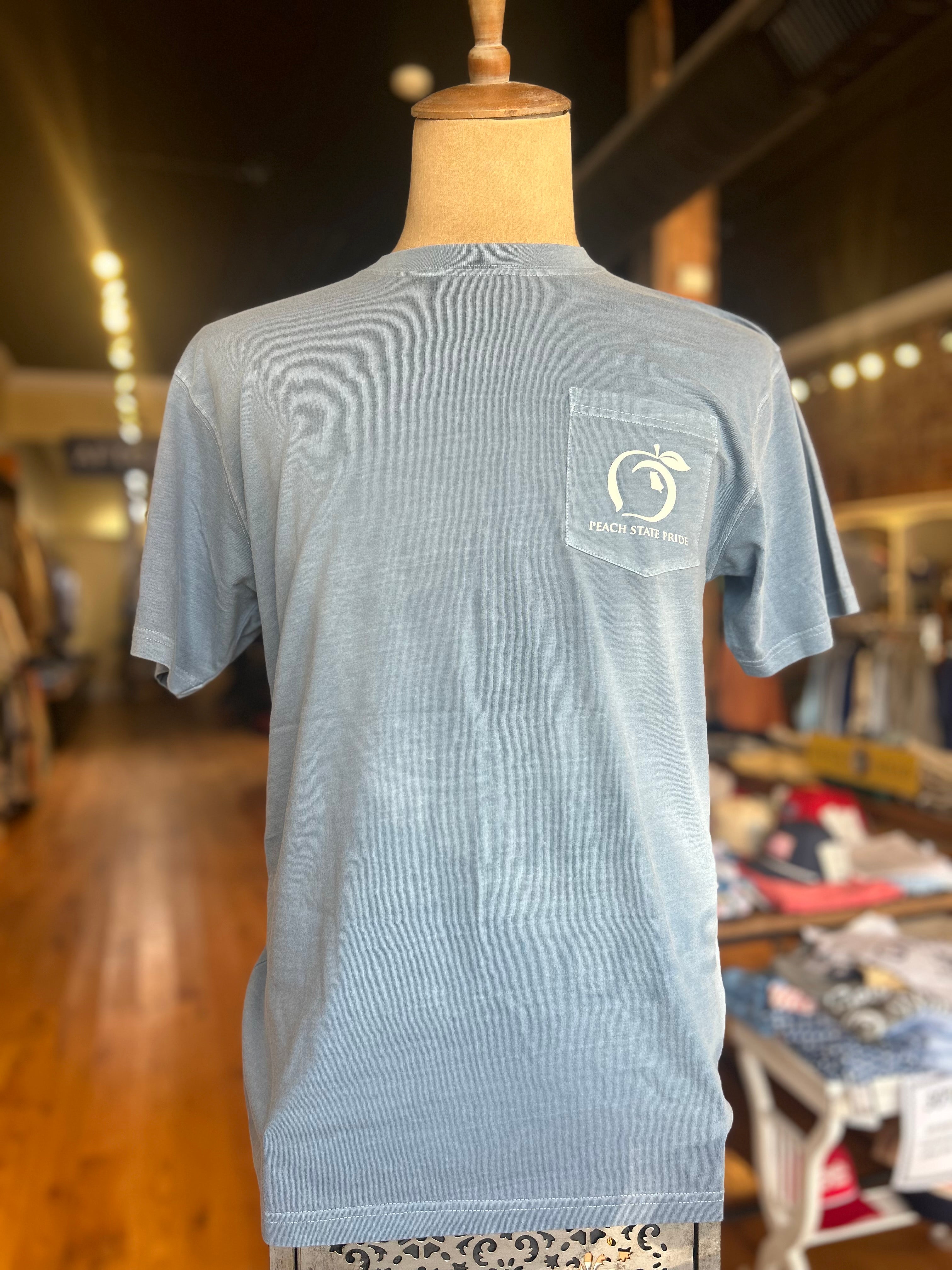 GATA SS Pocket Tee - denim