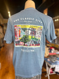 Classic City Establishments SS Pocket Tee Denim
