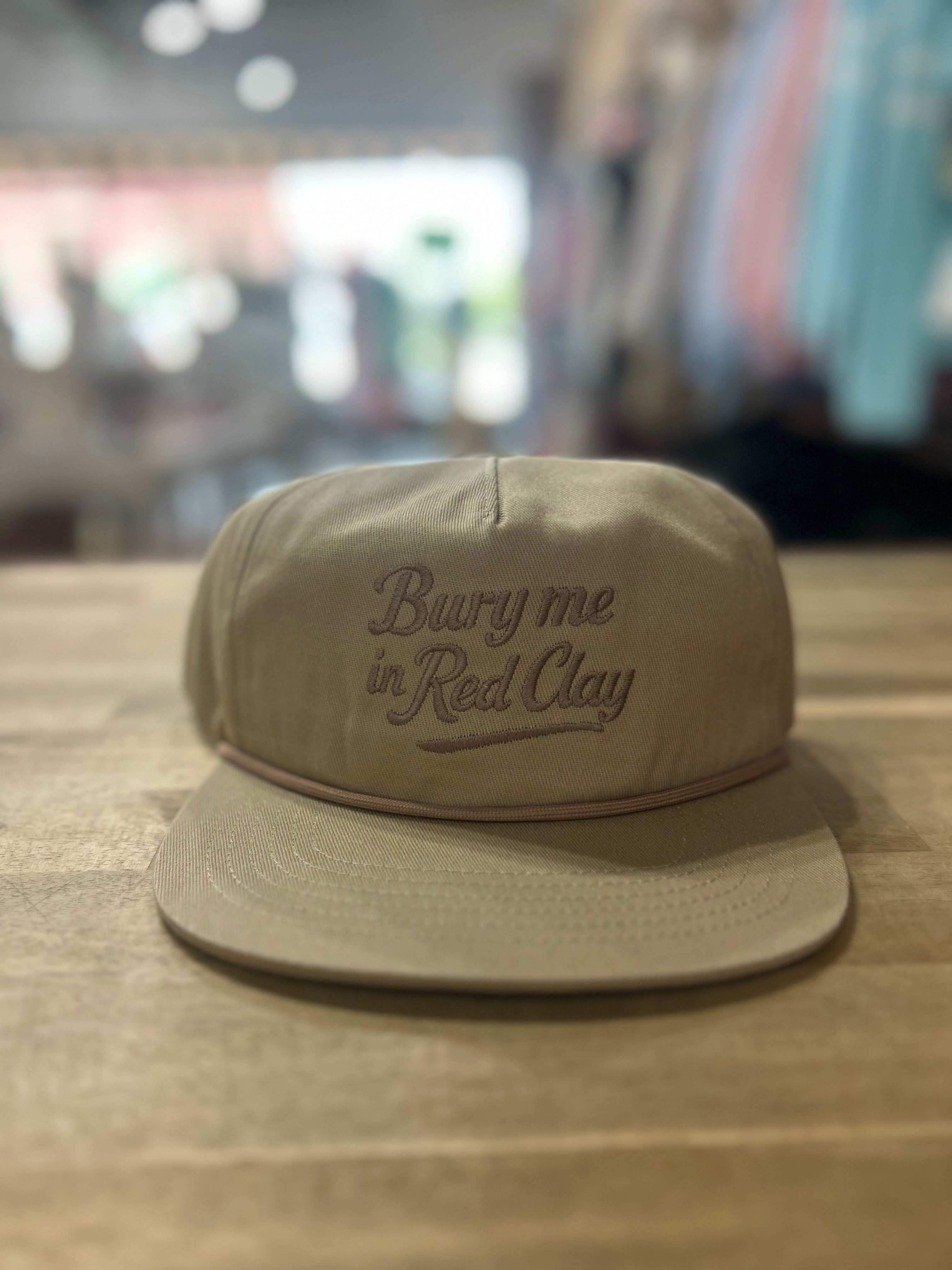 Bury Me In Red Clay 84 Cotton Hat - Tan