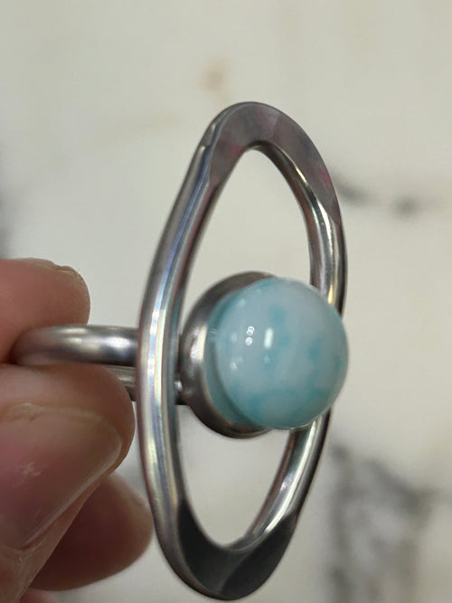 #41 Open Eye Ring with stone