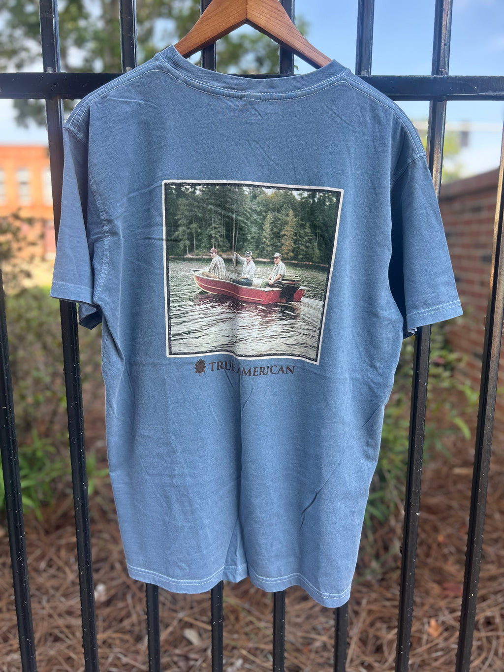 True American Vintage Boat SS Pocket Tee Denim