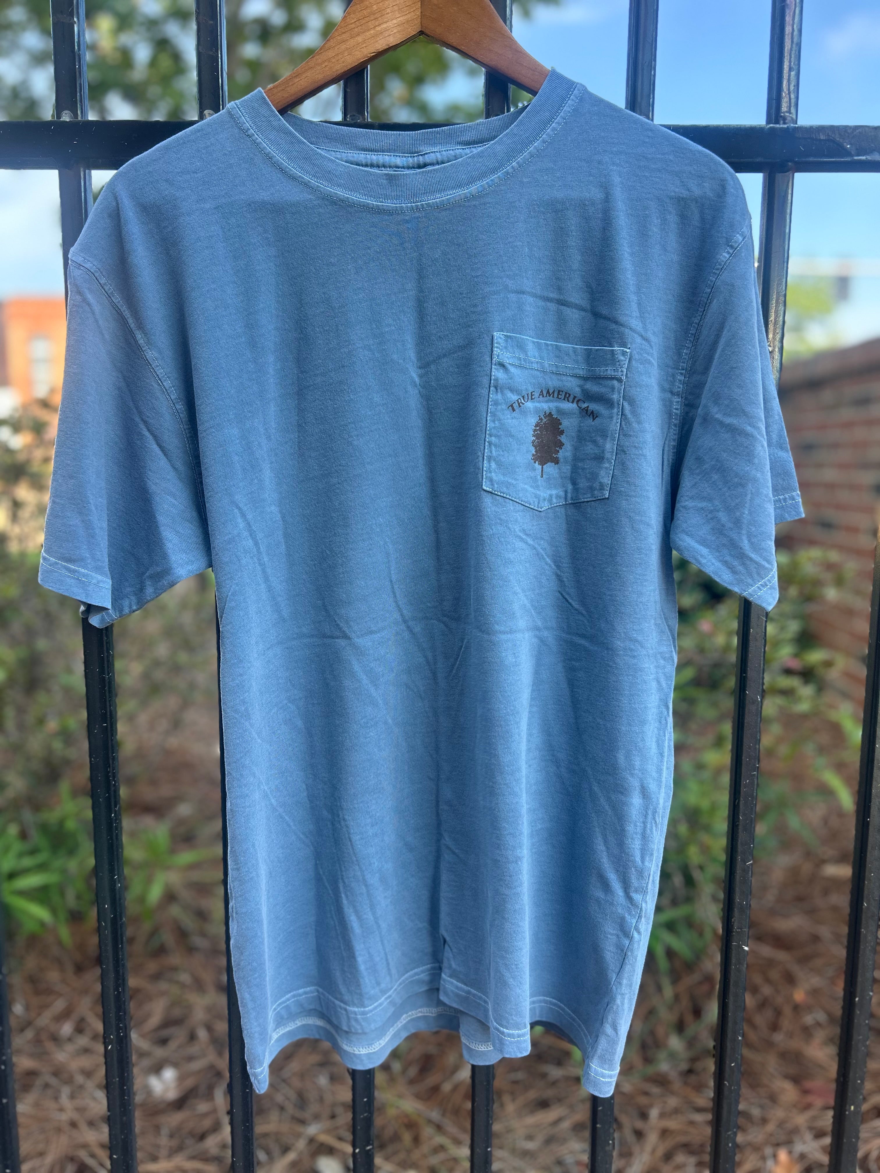 True American Vintage Boat SS Pocket Tee Denim