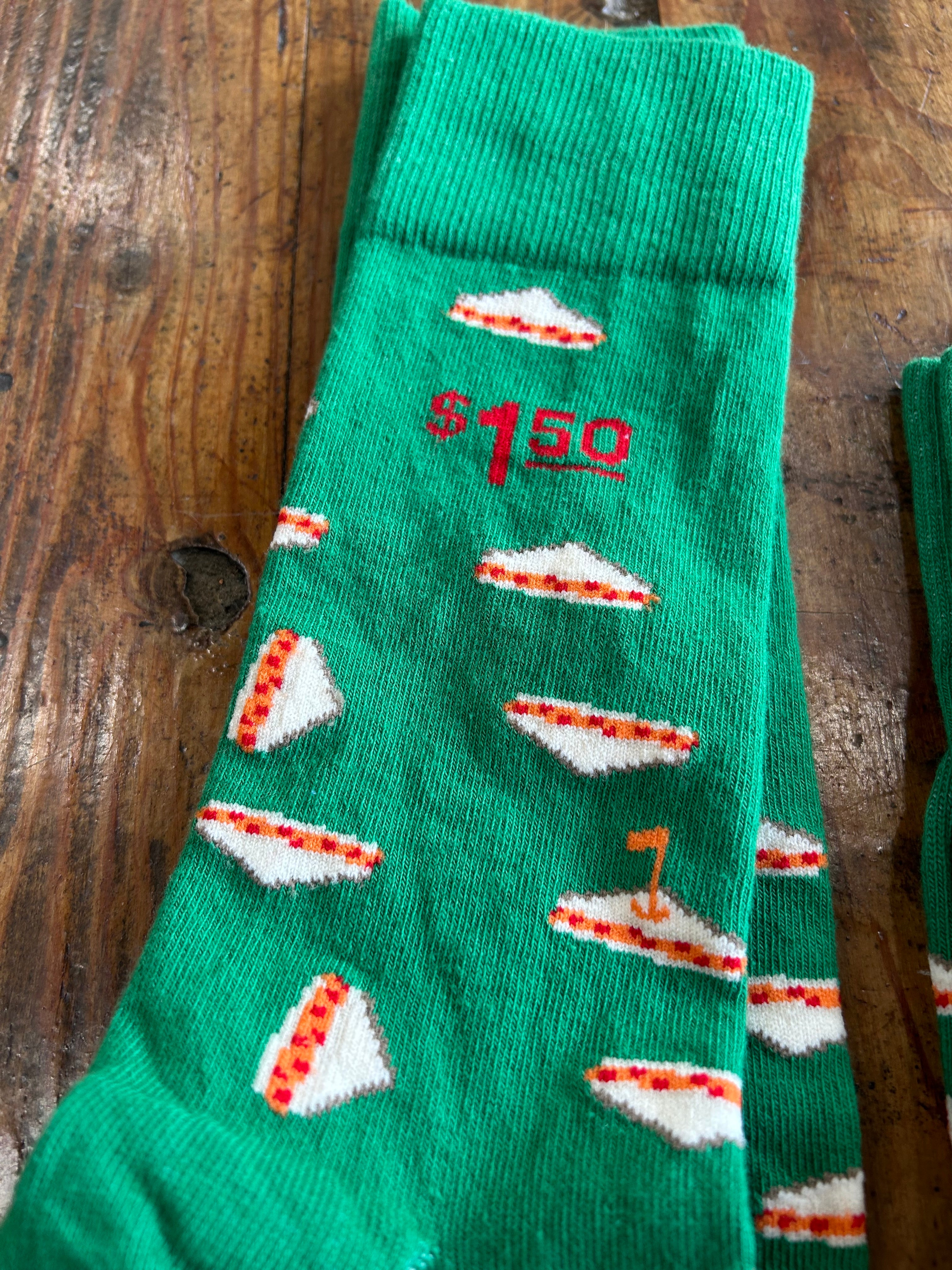 Pimento Cheese Sock-Jolly Green