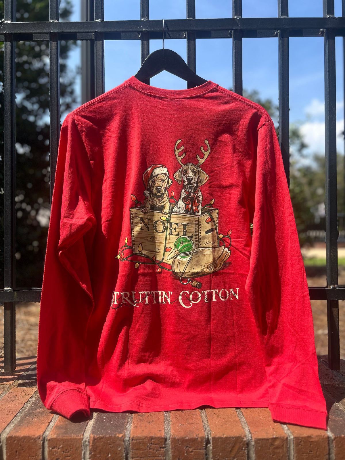 All I Want For Christmas LS Tee - Lighthouse Red