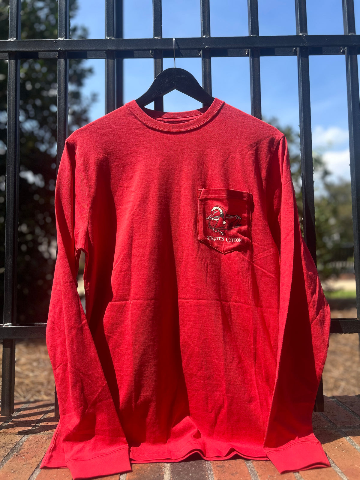 All I Want For Christmas LS Tee - Lighthouse Red