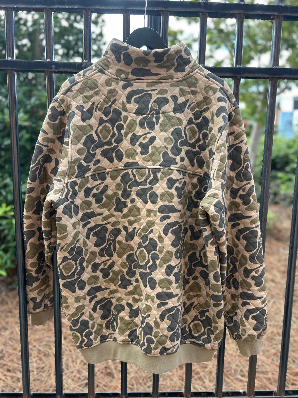 Hermitage 1/4 Snap Shirt - Olive Traditions Camo
