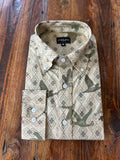 The Lodge Button Down - Diamond Ducks Khaki