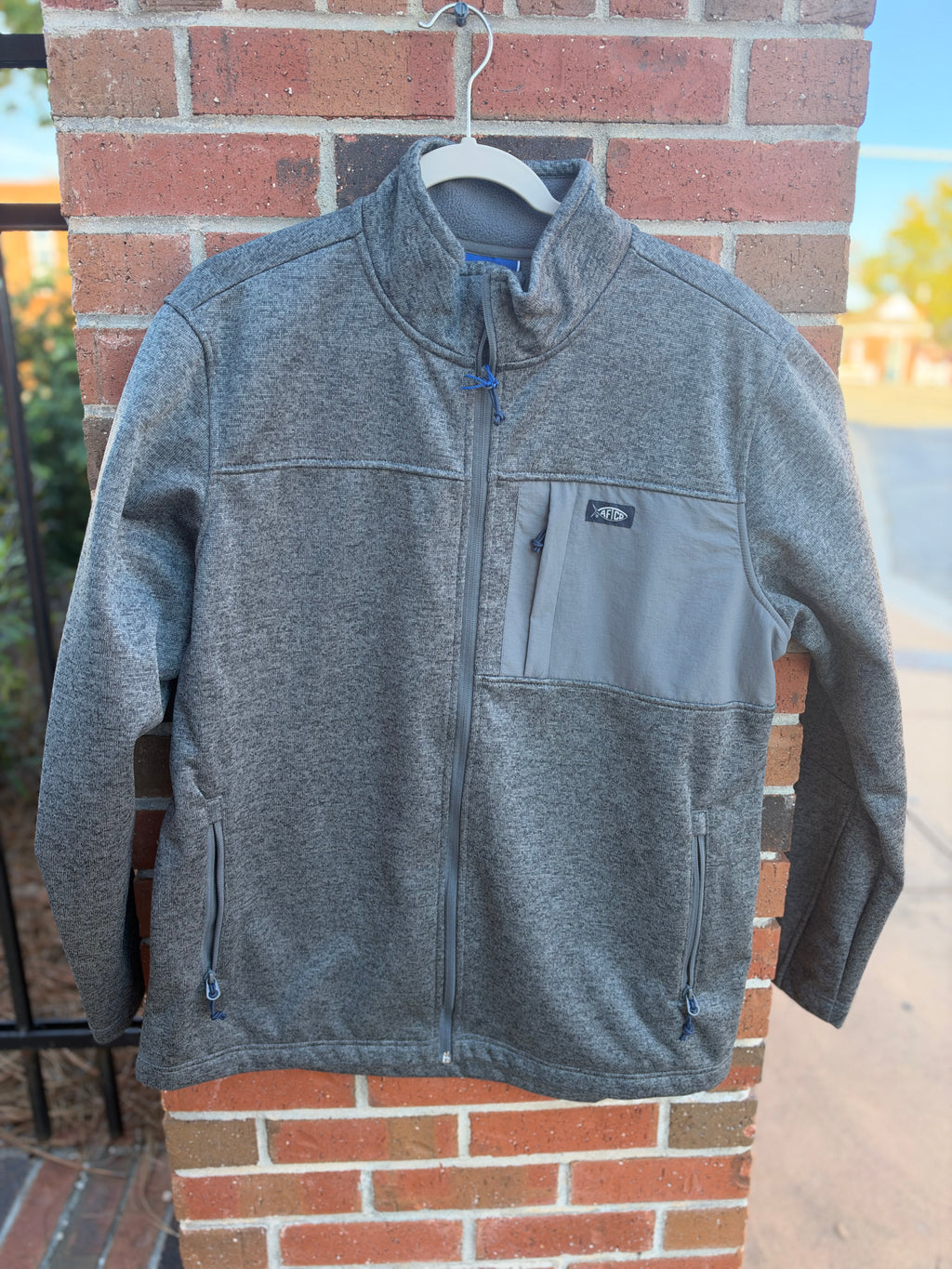 Large Ripcord Jacket - Charcoal Heather