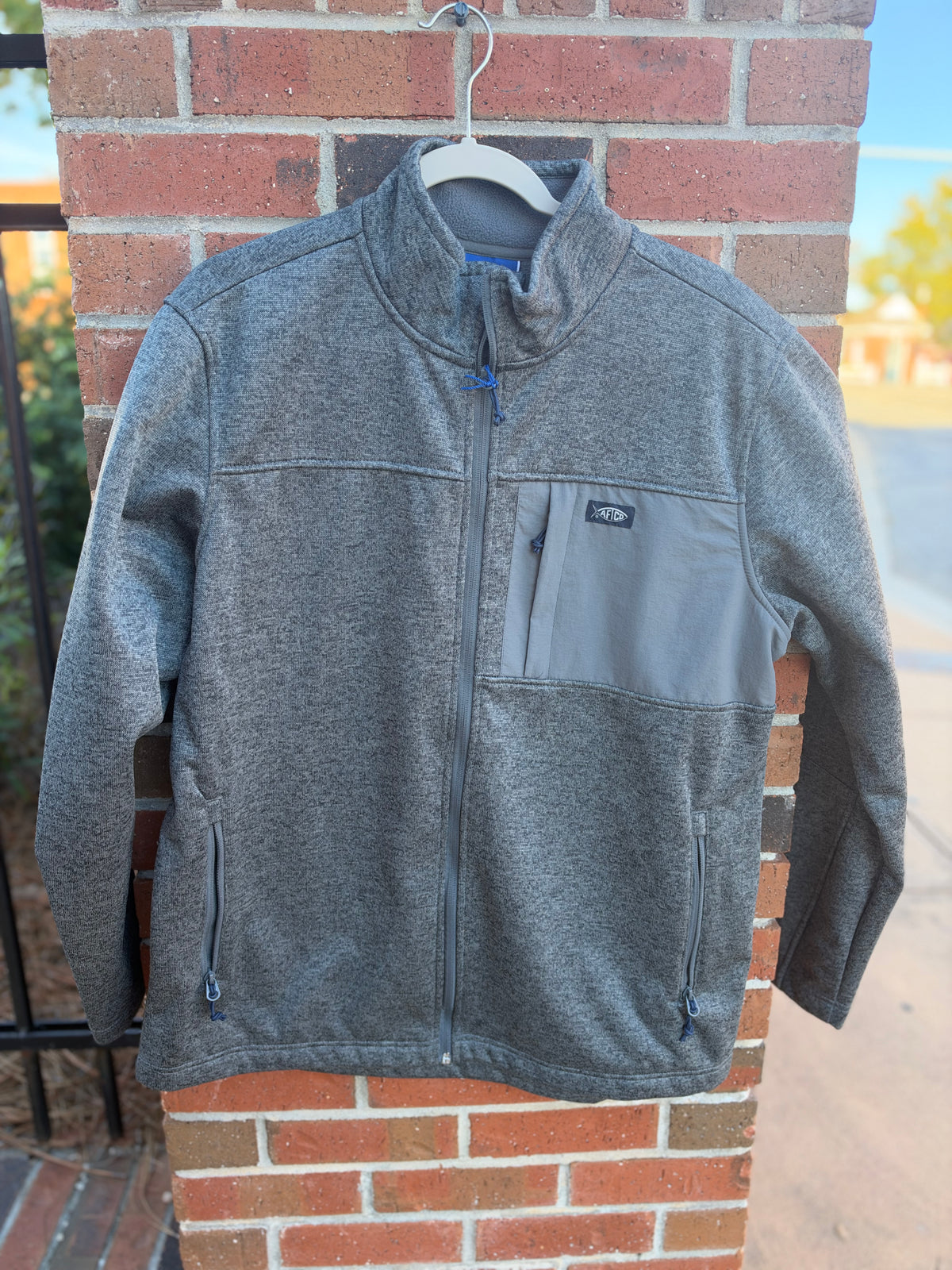 Large Ripcord Jacket - Charcoal Heather