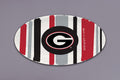 GA 12 in. oval striped tray