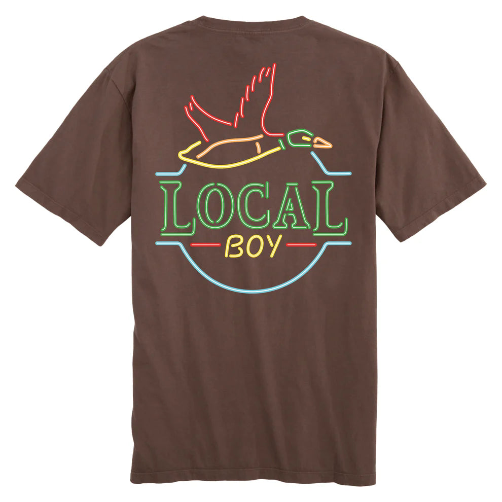 Neon Duck Latte SS Tee Espresso