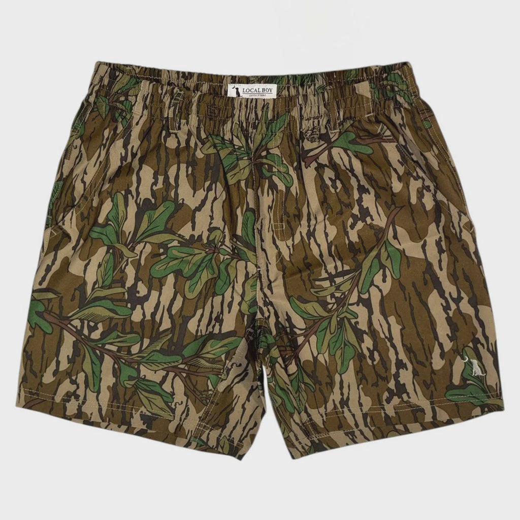 Adult Volley Shorts Green Leaf