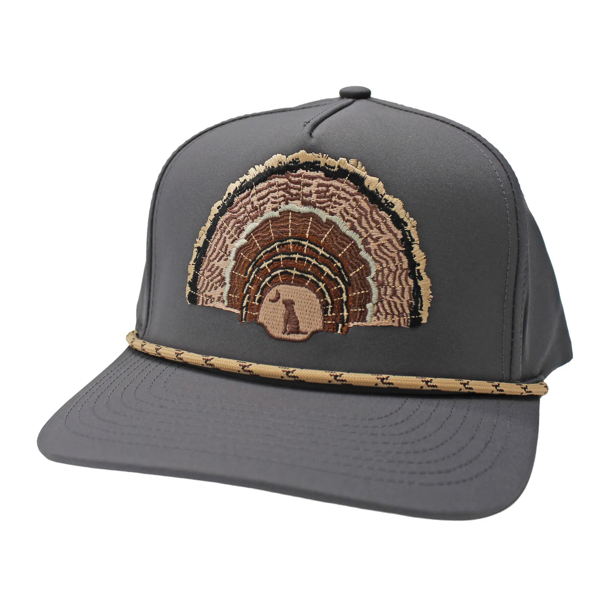 Turkey Mount High-Crown Rope Hat - Ash