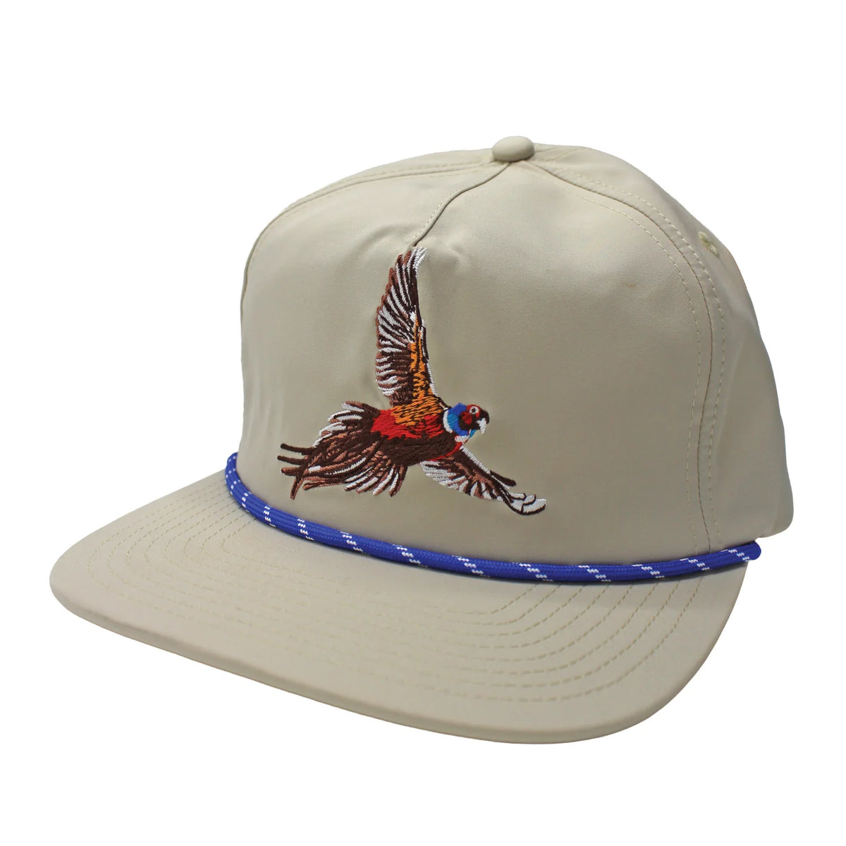 Bright Pheasant Low-Profile Rope Hat - Light Khaki