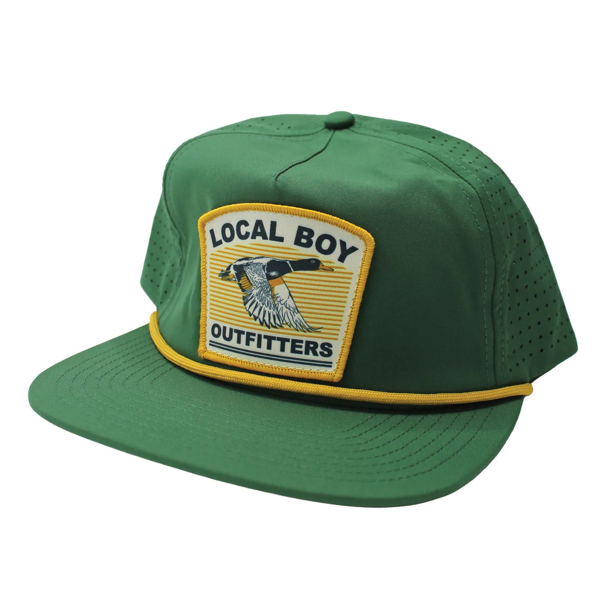 Horizon Flight Patch Perforated Low-Profile Rope Hat - Forest