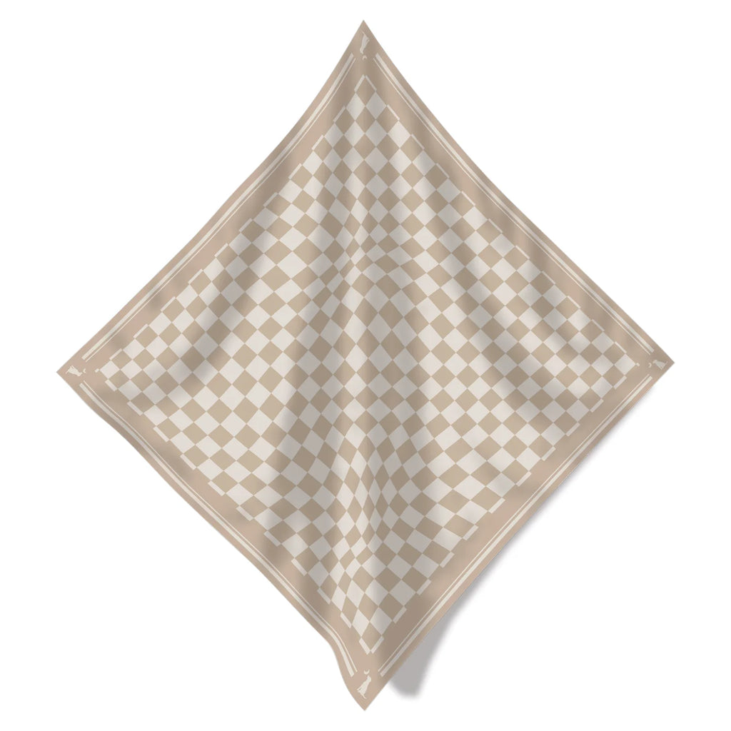 LG Bandana - Khaki Checker