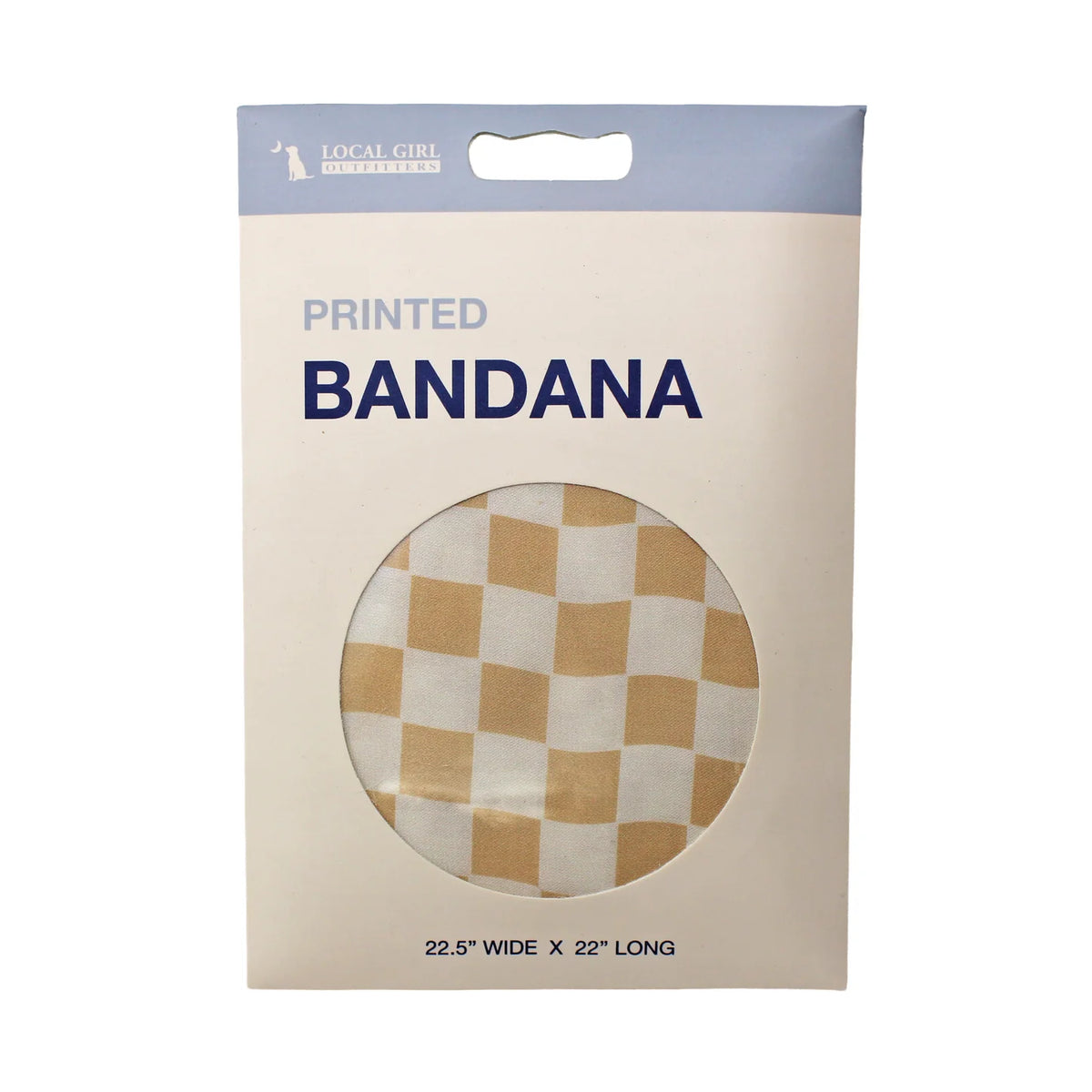 LG Bandana - Khaki Checker