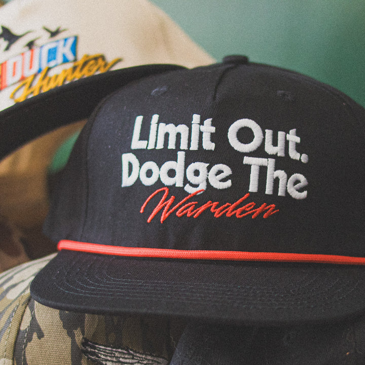Limit Out Rope Hat-Black