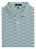 Full send ringer performance golf polo meadowbrook & white