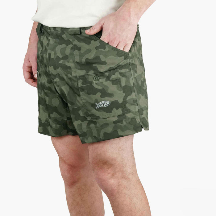 Original Fishing Shorts Green OG Camo