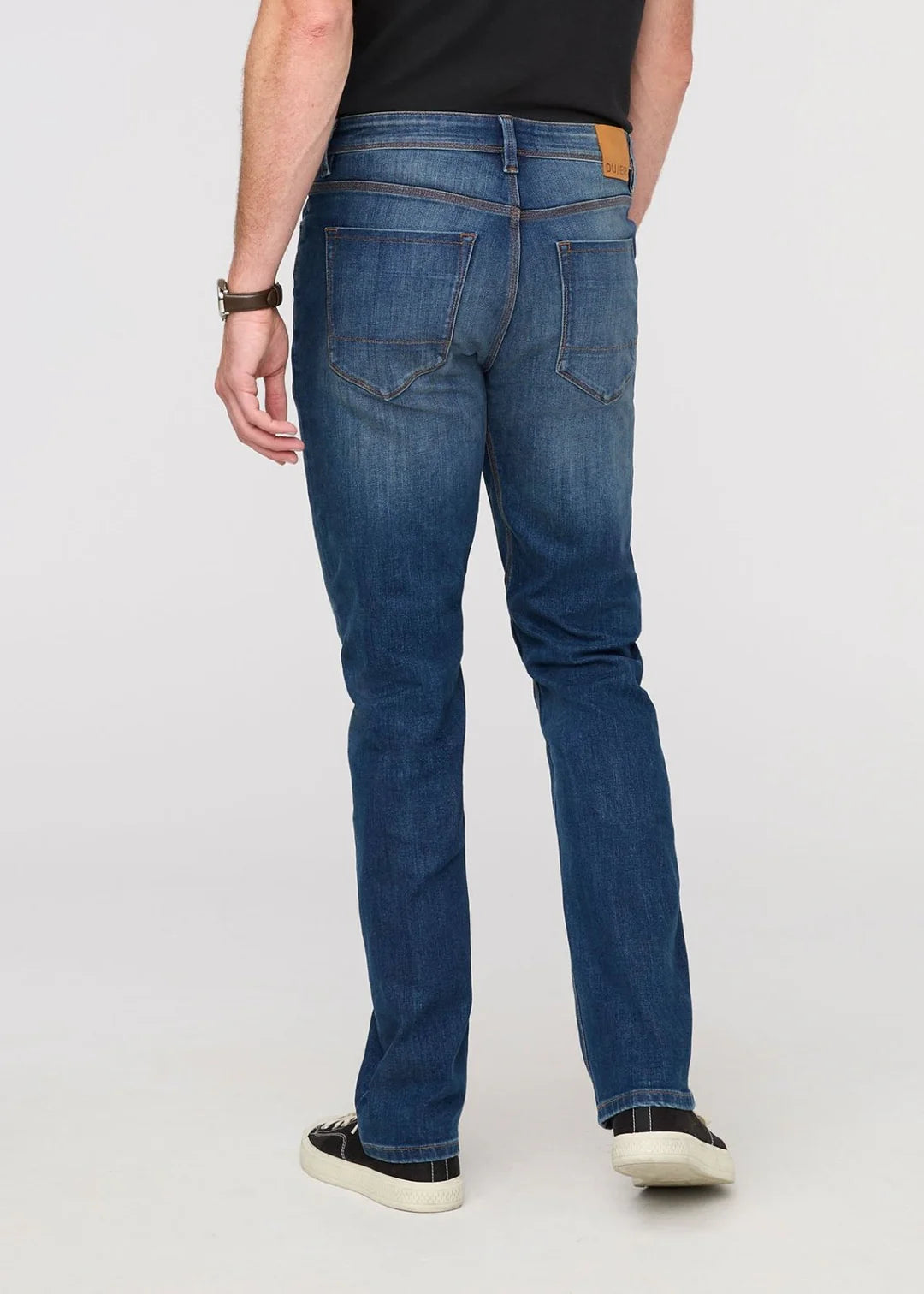 Performance Denim + Straight - dustbowl blue
