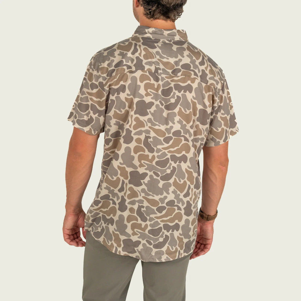 Hagood ss Woven Khaki Mallard Camo