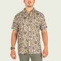 Hagood ss Woven Khaki Mallard Camo