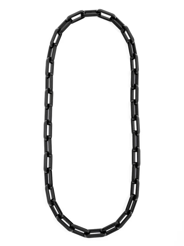 Colorful Resign Cable Link Long Necklace-Alice