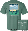 Nice Shot Lt Green Comfort Color Tee