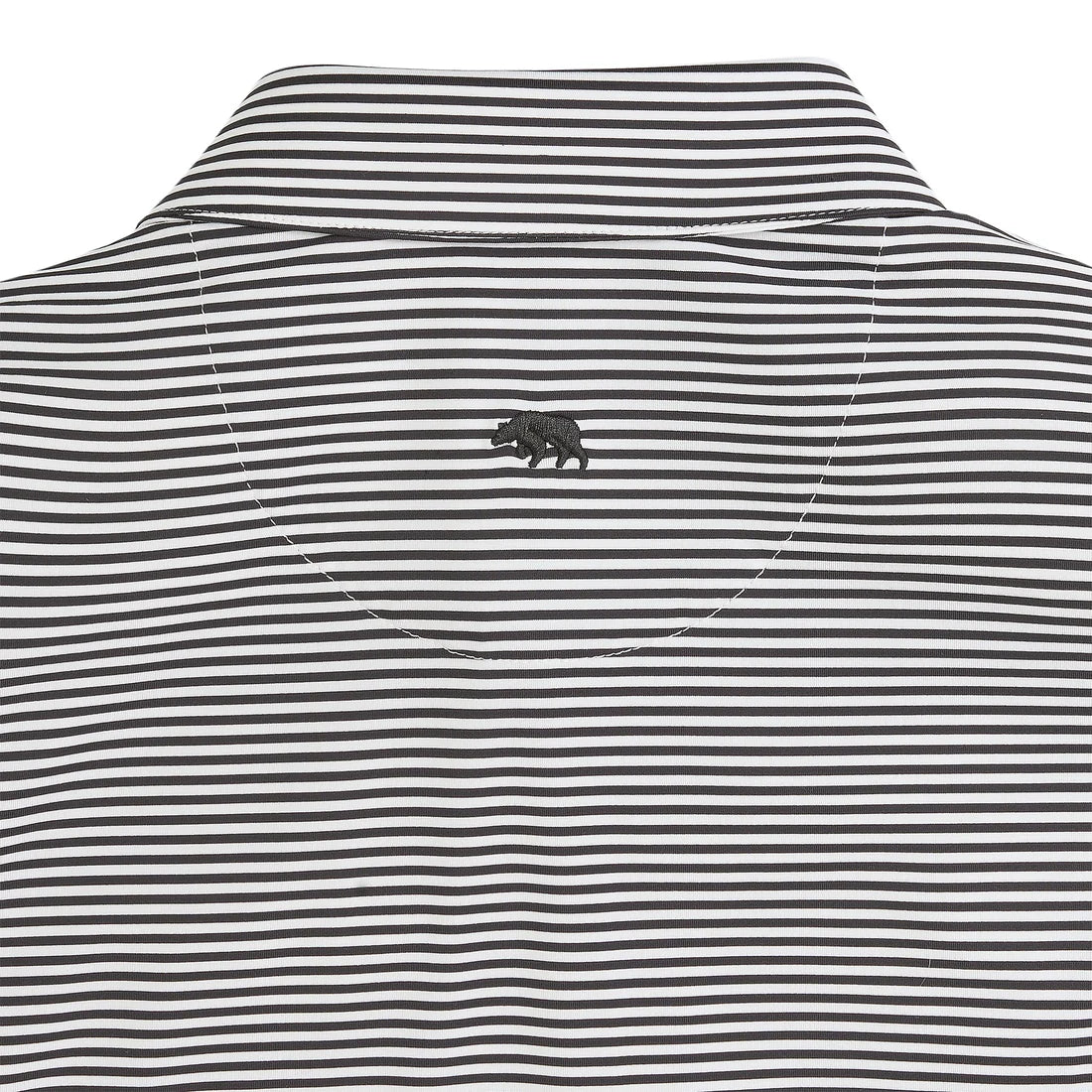 UGA G Dog Echo Striped Perf. Polo - Black