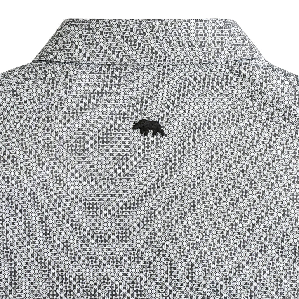 UGA Bone Yard Printed Perf. Polo - White
