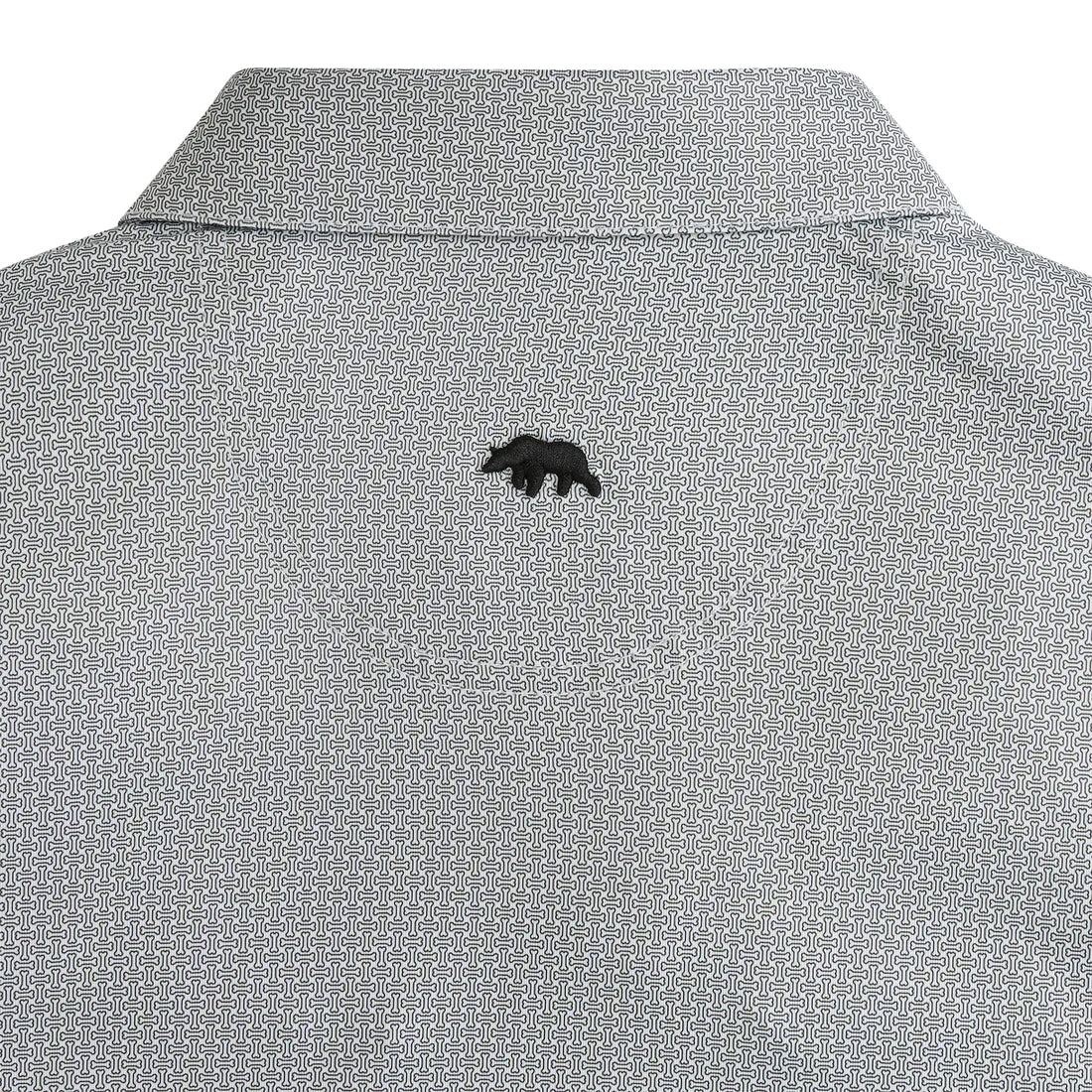 UGA Bone Yard Printed Perf. Polo - White