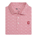 UGA Icons Printed Perf. Polo - White