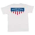 PSP Banner Flag Short Sleeve Pocket Tee Oyster