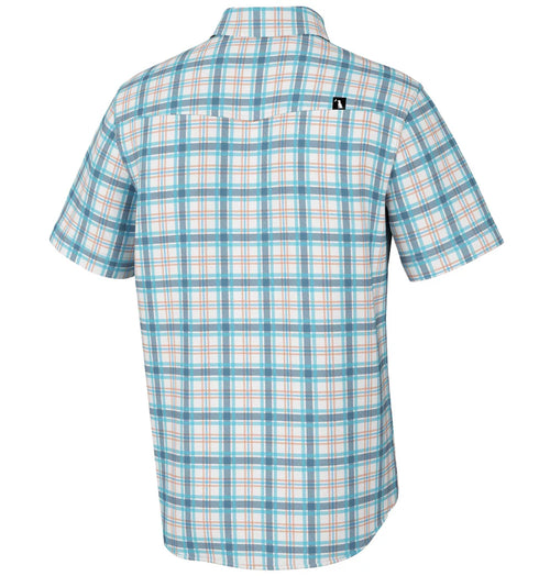 Backcountry SS Fishing Shirt Hutto LightBlue/Coral