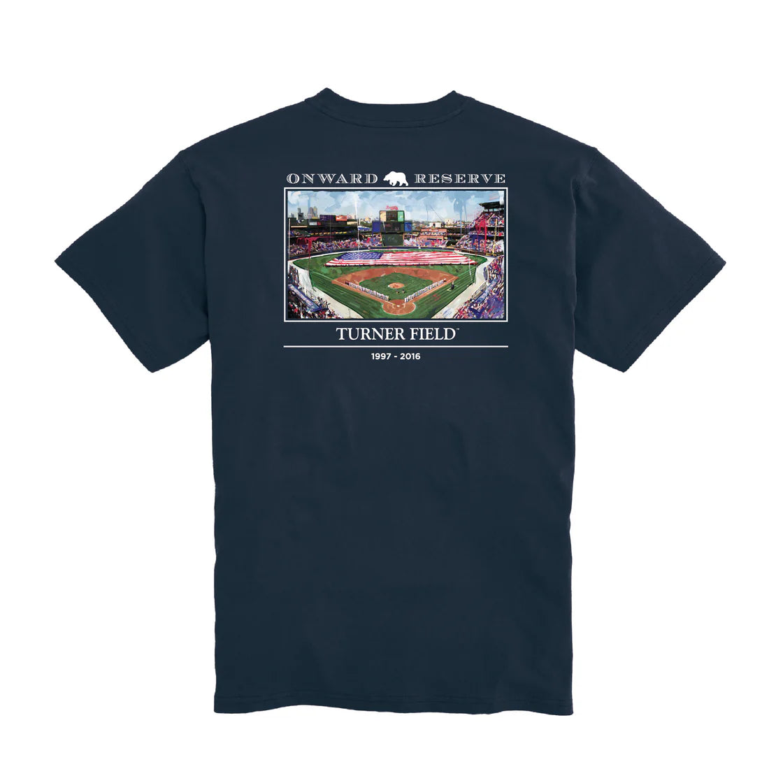 Braves Turner Field Tee Dark Denim