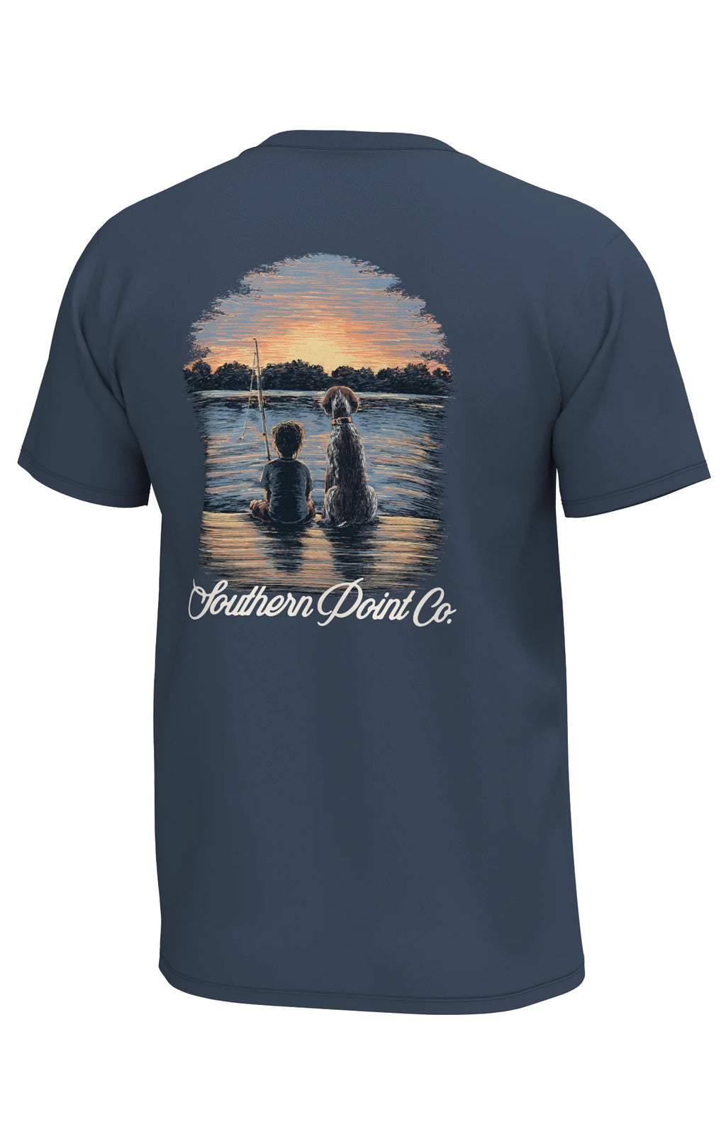 Adult Boy and his dog SS Tee