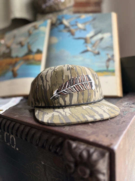 Bottomlands Turkey Feather-Rope Hat