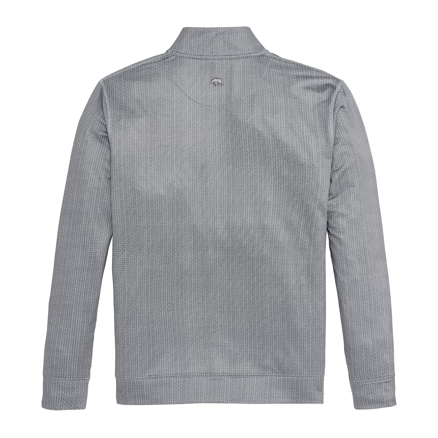 Vintage G Printed Performance 1/4 Zip Mirage Grey