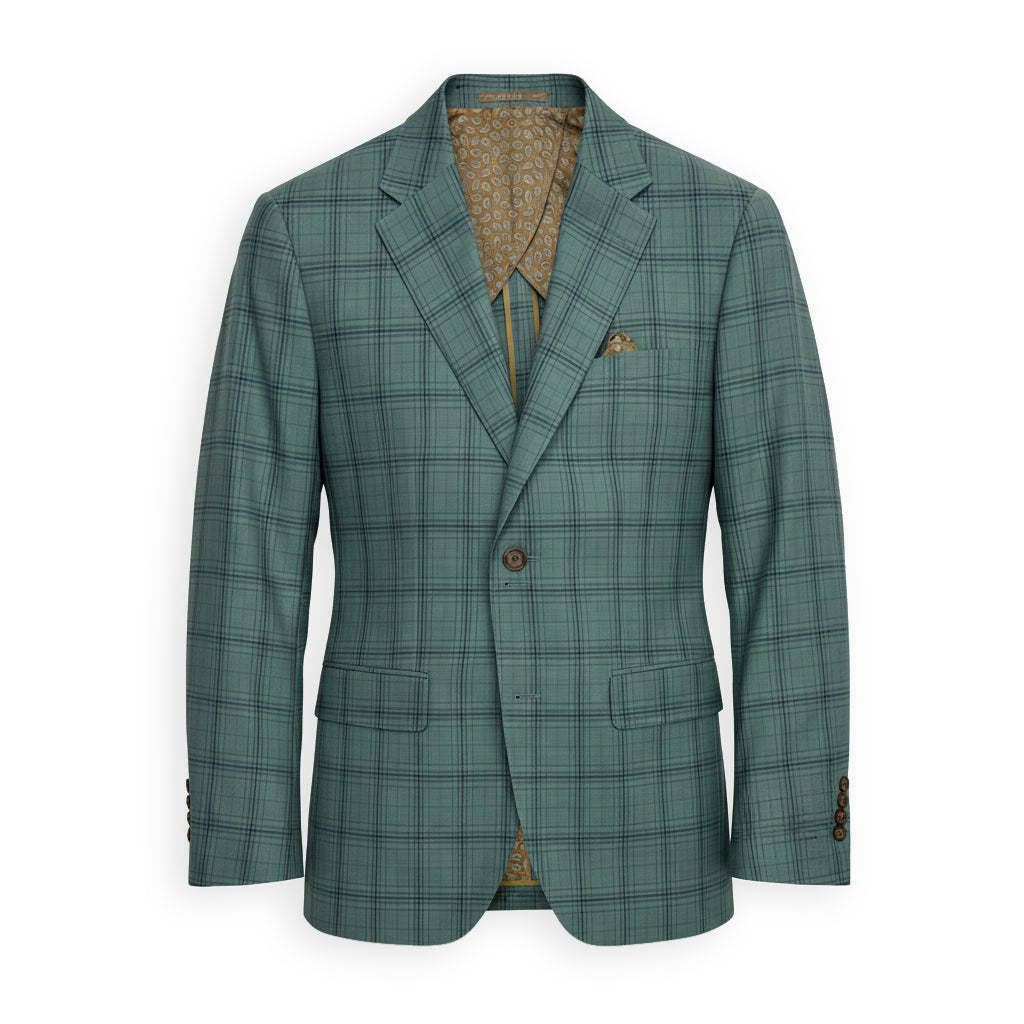 Green/Blue plaid Sport Coat