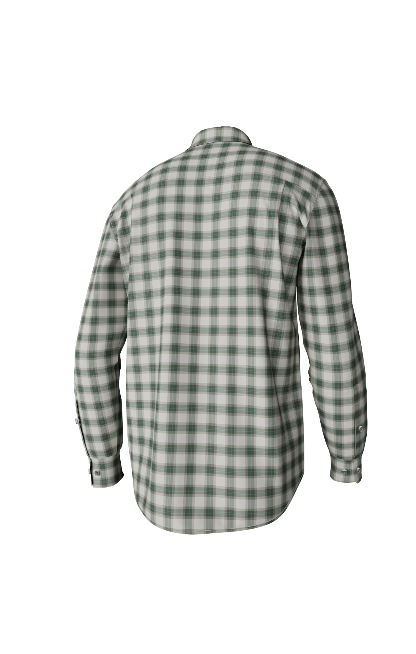 Hadley Brushed Winston Plaid Button Down - Duck Green