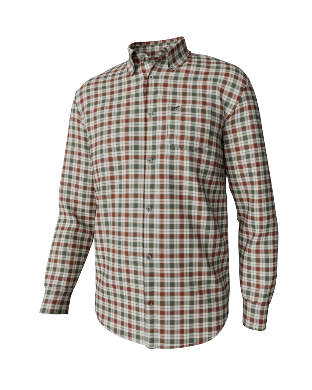 Wright Plaid Festive Button Up