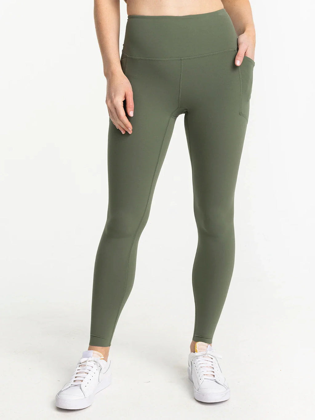 Agave Green Women's All Day 7/8 Pocket Legging