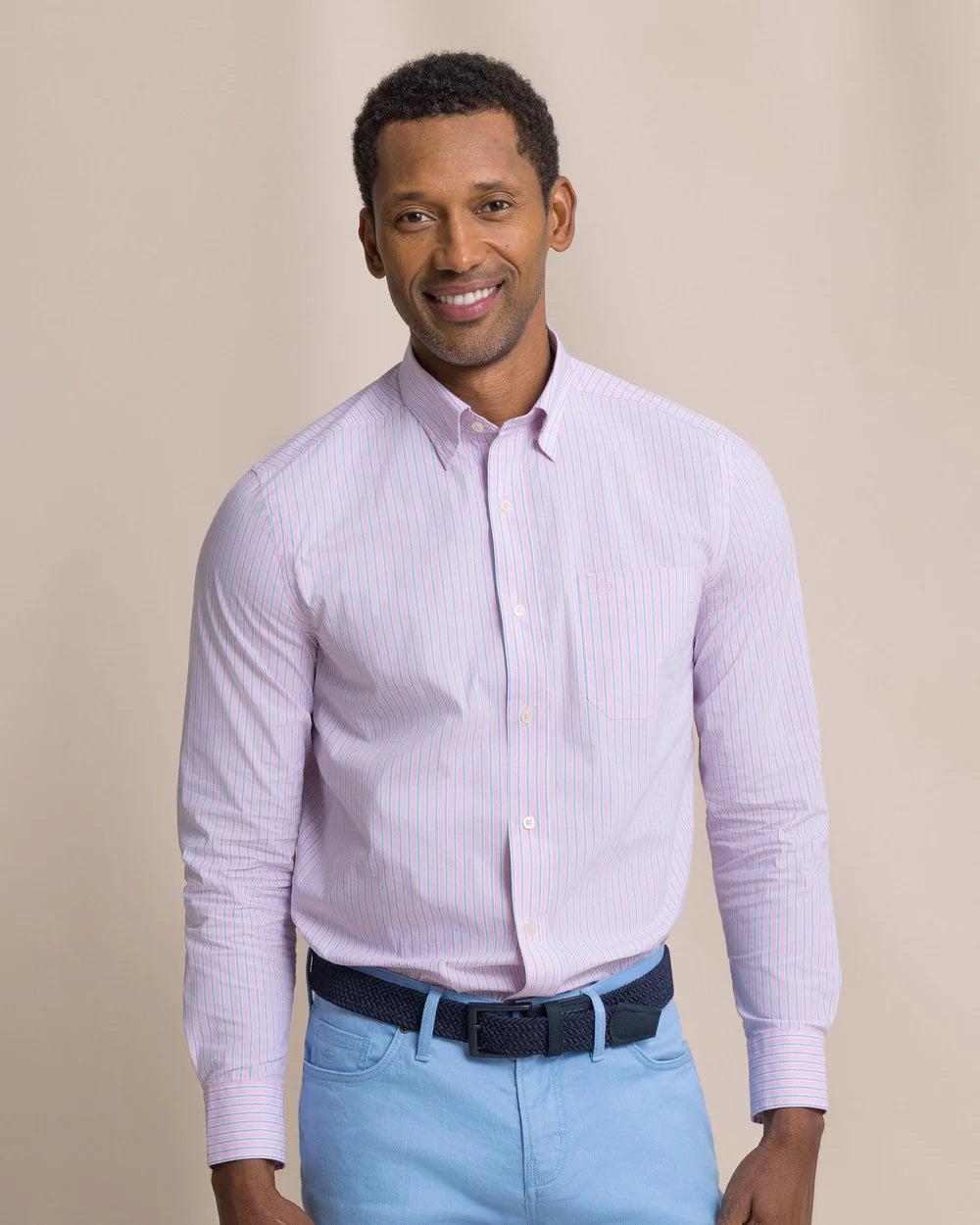 LS Charleston Amelia Island Stripe Sportshirt