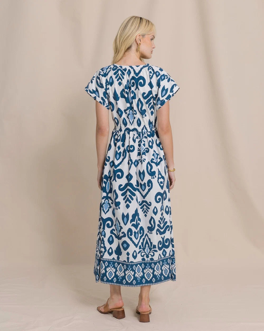 W Ana Dolman Sleeve Maxi Dress - Star White