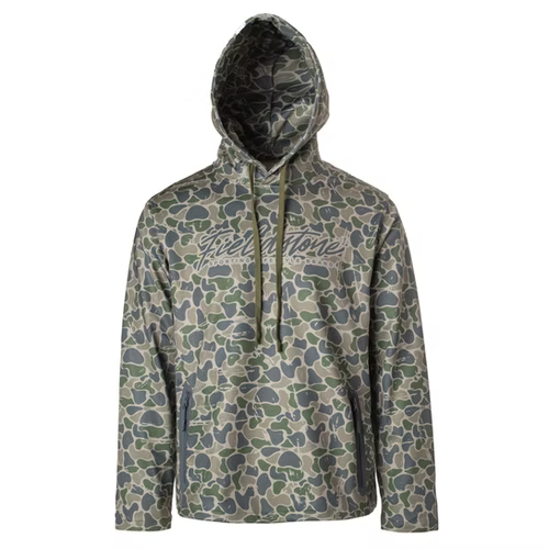 Adult Backwoods Script Camo Hoodie